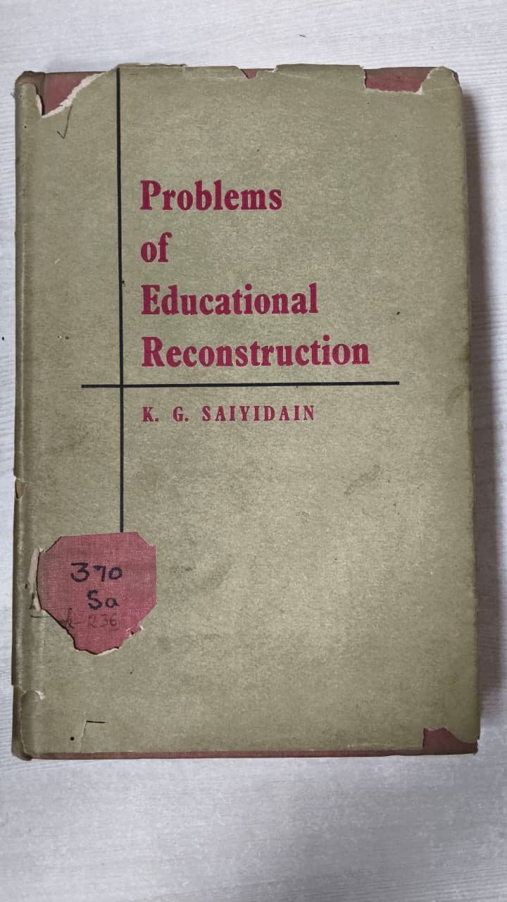 Problems Of Educational Reconstruction
